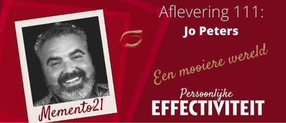 Afl 111 Een mooiere wereld – Interview met Jo Peters