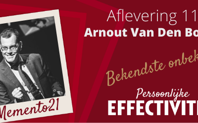 Afl 117  De bekendste onbekende in Vlaanderen Interview met Arnout Van Den Bossche