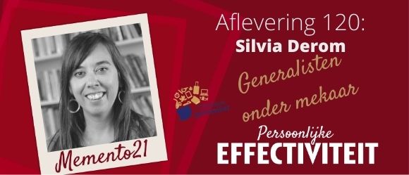 Afl 120 – Generalisten onder mekaar – Interview Silvia Derom